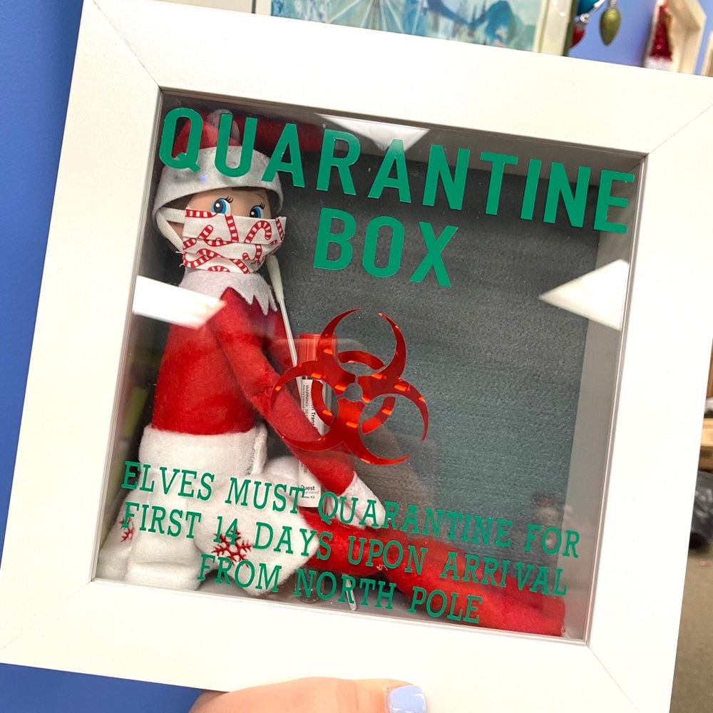 Elf On The Shelf Quarantine Box Decor New 🎄🎁✨